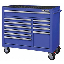 Westward Rolling Tool Cabinet, Blue,Heavy Duty 32H857