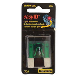 Eaton Bussmann Automotive Fuse,30A,Blade,MAX-ID Series BP/MAX-30ID
