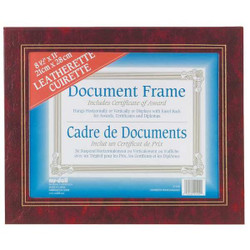 Nudell Leatherette Frame, 8.5x11 Burgundy,PK2  21200