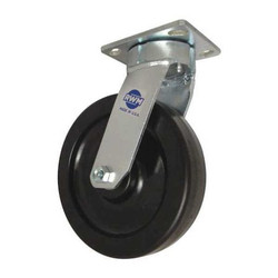 Rwm Kingpinless Plate Caster,Swivel,1400 lb.  65-DUR-0820-S-SR-9 1/2 IN OH