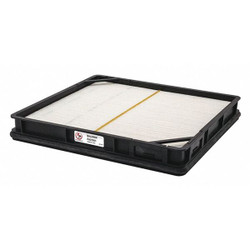 Baldwin Filters Air Filter,Element,Panel Design,1-1/2" H PA31001