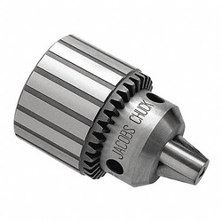 Jacobs Drill Chuck,Keyed,Steel,0.250 In,3/8-24 JCM6208
