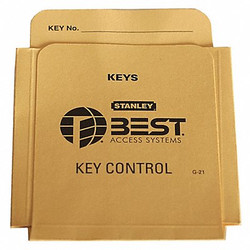 Best Key Authorization Card,Paper,For Keys G21