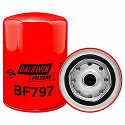 Baldwin Filters Fuel Filter,5-3/8 x 3-11/16 x 5-3/8 In BF797