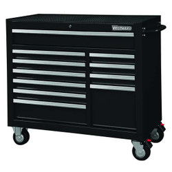 Westward Rolling Tool Cabinet, Black,Heavy Duty 32H856