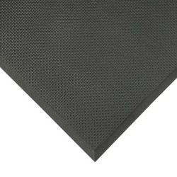 Notrax Antifatigue Runner,Black,3ft. x 8ft. T17S0038BL