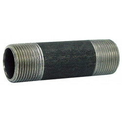 Manufacturer Varies Nipple,4in.,4-1/2in.L,Steel 0830053807