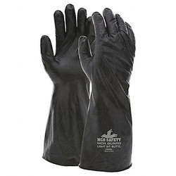 Mcr Safety Chemical Resistant Glove,XL,Black,PR CP05XL