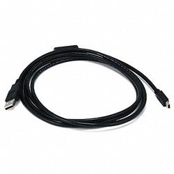 Monoprice USB 2.0 Cable,6 ft.L,Black 4931