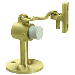 Rockwood Hook-Style Door Holder,2-1/2In,Pol Brass 473.3