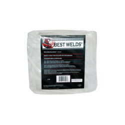 Welding Blanket, 6 ft X 6 ft, Fiberglass, White, 18 oz