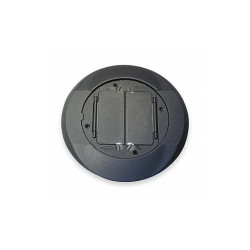 Hubbell Wiring Device-Kellems Floor Box Cover Carpet Flange,Black S1CFCBL