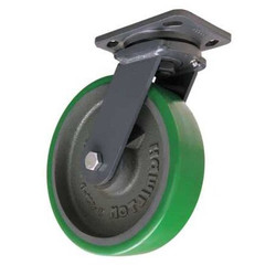 Hamilton Standard Plate Caster,Swivel,1500 lb. S-WH-8DB-4SL-FB