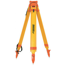 Johnson Level & Tool Tripod,5/8-11,48 to 66 In L,Fiberglass 40-6332