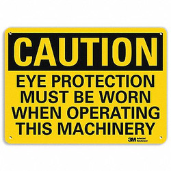 Lyle Safety Sign,7 in x 10 in,Aluminum U4-1282-RA_10X7