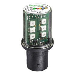 Schneider Electric LED,17 mW,Double Contact Bayonet (BA15d) DL1BDG1