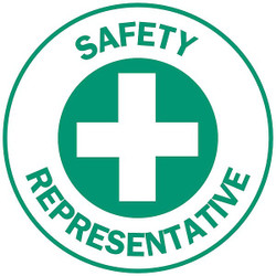 Brady Hard Hat Emblem Label,PK4 49573