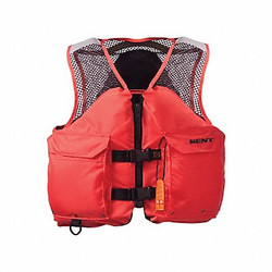 Kent Safety Life Jacket,Orange,Fabric,L 150800-200-040-20