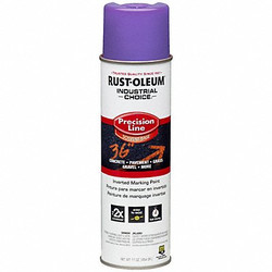Rust-Oleum Line Marking Paint,20 oz,Fluor. Purple 1669838V