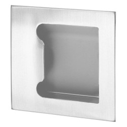 Rockwood Tray Pull, Silver, Satin SS, 5 in W BF97L.32D