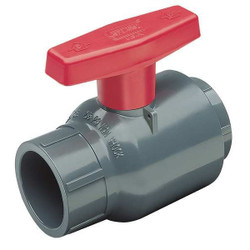 Spears Compact Ball Valve,PVC,3/4 in,EPDM  2122-007