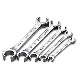 Sk Professional Tools Flare Nut Wrench Set,5 Pieces,6 Pts 381