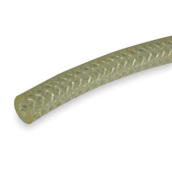 Tygon Tubing,Braided,Poly,1/2 In,Clear AZY02038