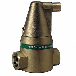 Taco Air Separator, Brass, 240F, 150 psi 49-075C-2