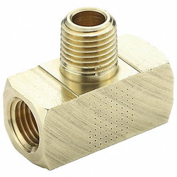 Parker Extruded Branch Tee, Brass, 3/8 in,NPT 2224P-6