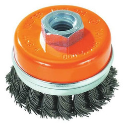 Walter Surface Technologies Cup Brush,0.020" Dia.,8600 RPM 13G404