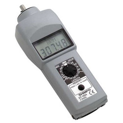 Shimpo Tachometer, +/-0.006% RPM Acc, LCD DT-105A