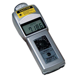 Shimpo Tachometer, +/-0.006% RPM Acc, LCD DT-205LR