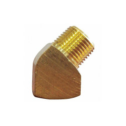 Sim Supply 45 Street Elbow, Brass, 3/4 in, NPT  6AYT5