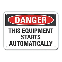 Lyle Mach&Operation Danger Sign,10x14in,Alum LCU4-0540-NA_14X10