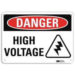 Lyle Danger Sign,7 inx10 in,Plastic U1-1065-NP_10X7