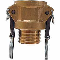 Dixon Cam and Groove Coupling,3/4",Brass G75-B-BR