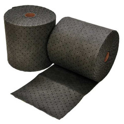 Spilfyter Absorb Roll,Universal,Gray,150 ft.L,PK2 DB-91BX