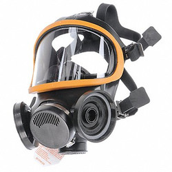 Msa Safety Full Face Respirator,L,Black 480267
