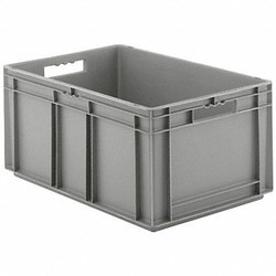 Ssi Schaefer Straight Wall Ctr,Gray,Solid,PP EF6320.GY1