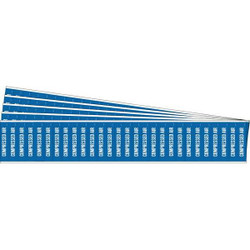 Brady Pipe Marker,White,Compressed Air,PK5 91917-PK