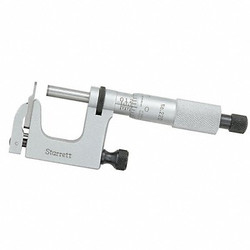 Starrett Interchangeable Anvil Micrometer,0-1 In 220XRL-1