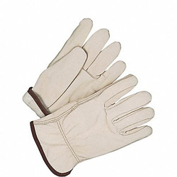 Bdg Leather Gloves,Shirred Slip-On,XL 20-9-1571-7-12