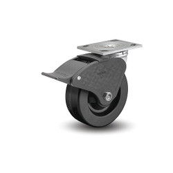 Albion Plate Caster,Swivel,Phenolic,5 5/8"H 16TM04201ST