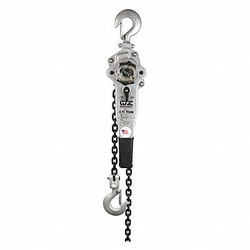 Oz Lifting Products Lever Hoist,1500 lb.,15ft. Load Chain OZHDE075-15LH