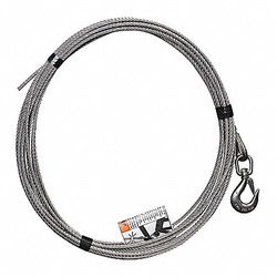 Oz Lifting Products Cable Assembly,SS,1/4" x 45 ft. OZSS.25-45