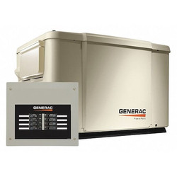 Generac Stdby Gen,1Ã˜NG/LPG,6 kW/25 A,CARB 6998