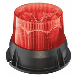 J.W. Speaker Strobe Light,Red,LED,3-13/16"H 406