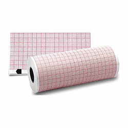 Medsource ECG Paper Roll,75 ft. L x 108mm W,PK18 MS-65010