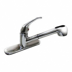 Dominion Faucets Straight,Chrome,Dominion Faucets,1.8gpm 77-2100