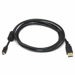 Monoprice USB 2.0 Cable,3 ft.L,Black 5447